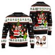 Custom Family Santa Ugly Christmas Sweater Unique Christmas Gifts For Adults