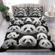 Panda Bedding Set 3D Print Bed Duvet Cover Set Gifts For Panda Lovers