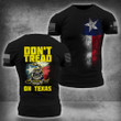 Don't Tread On Texas Shirt Snake Gadsden Come And Take It Razor Wire T-Shirt