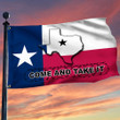 Come And Take It Razor Wire Flag Texas Flag I Stand With Texas Merch