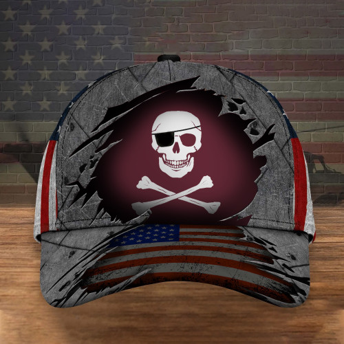 Ms State Pirate Flag Hat American And Mississippi State Pirate Flag Hats For Fans
