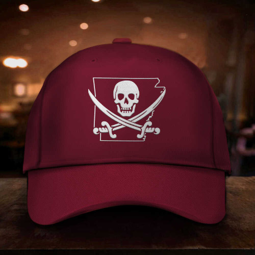 Arkansas State Pirate Hat Leach Pirate Flag Cap