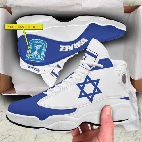 Personalized Israel Shoes Emblem Of Israel Jewish Sneakers Israeli Merchandise