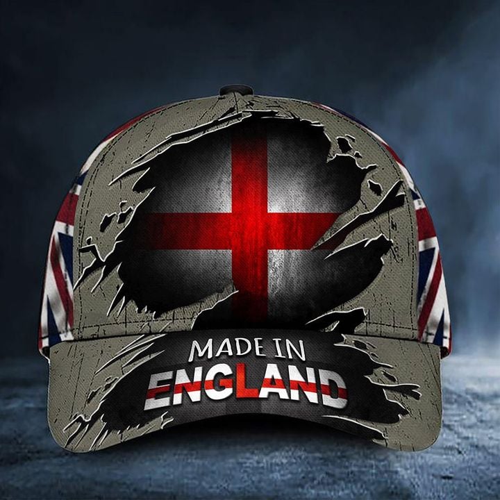 Made In England Hat UK Flag Cap Vintage Old Retro Patriotic Proud Of British Themed Gift Ideas