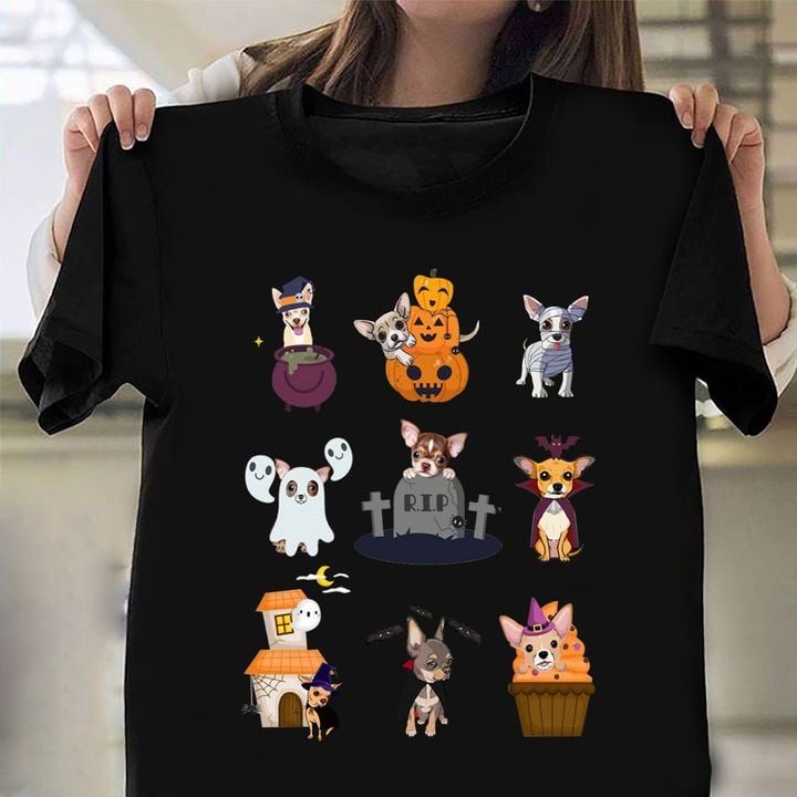 Chihuahua Costume Halloween T-Shirt Cute Halloween Shirt Dog Lover Gift For Her