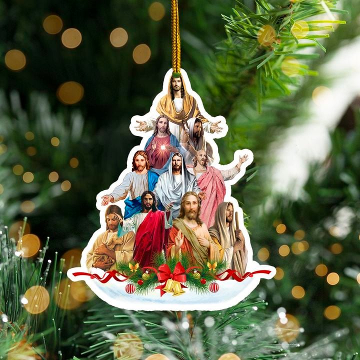 Jesus Ornament Religious Ornaments For Christmas Baptism Gifts For Adults