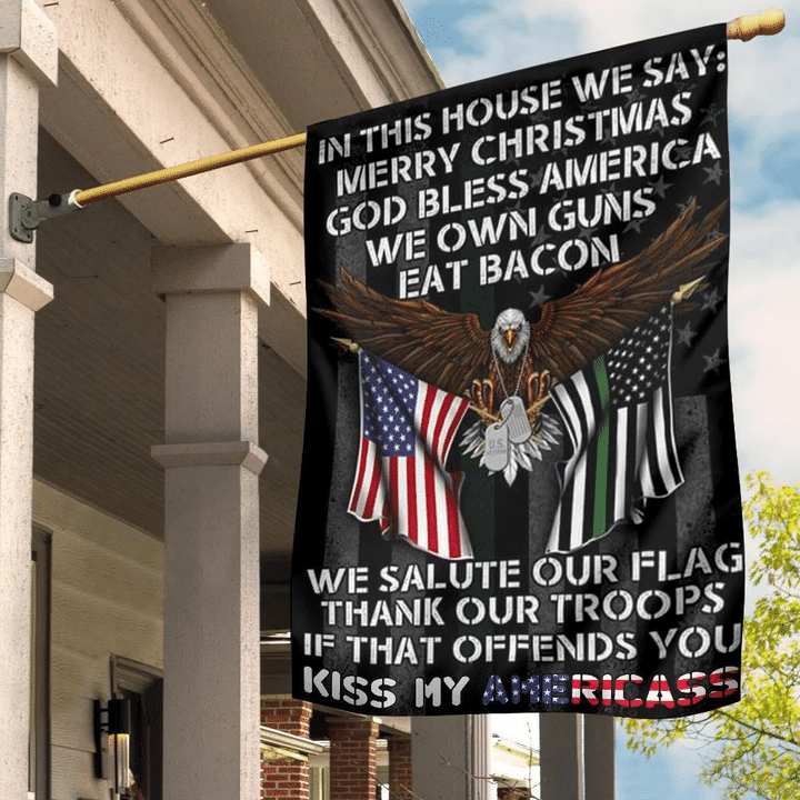 Eagle Thin Green Line With American Flag We Salute Our Flag Thanks Our Troops Veterans Day