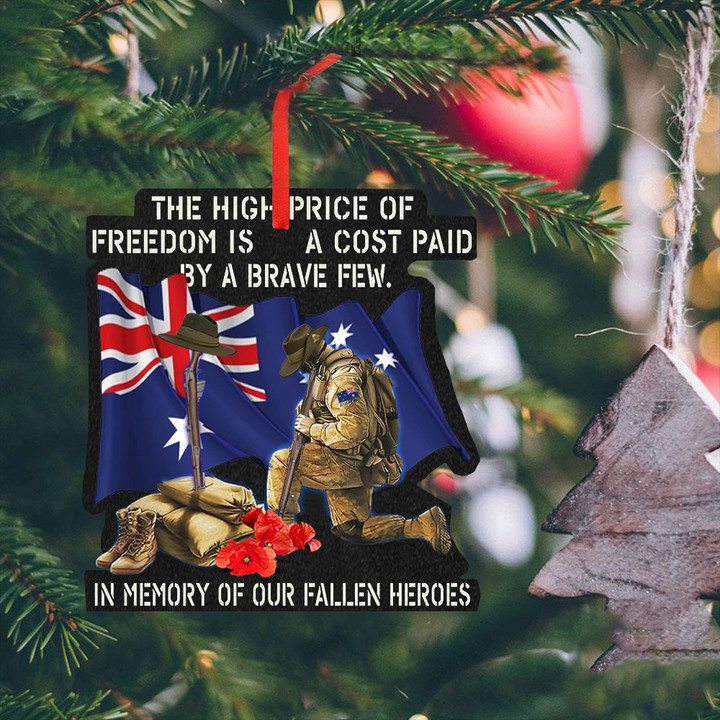 The High Price Of Freedom Veteran Australia Ornament