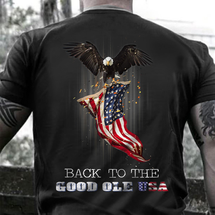 Eagle Back To The Good Ole USA Flag T-Shirt