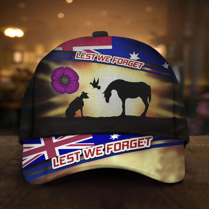 Australia Animal Lest We Forget Hat