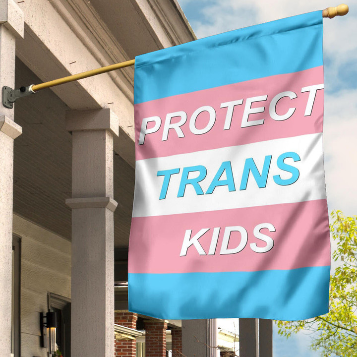 Protect Trans Kids Flag Support Transgender Kids Transgender Flag LGBT Pride Month Merch