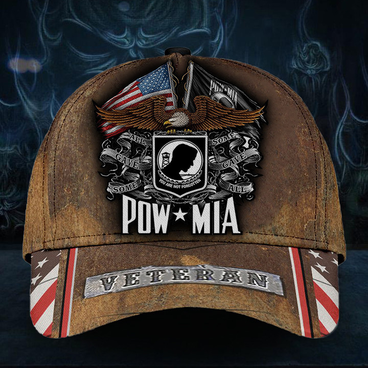 Pow Mia American Flag Veteran Hat