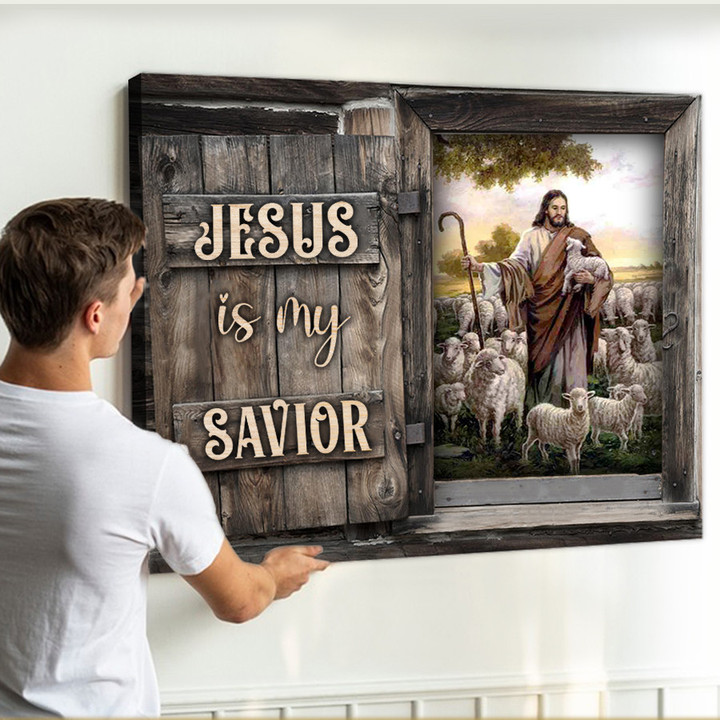 Jesus Is My Savior Canvas
