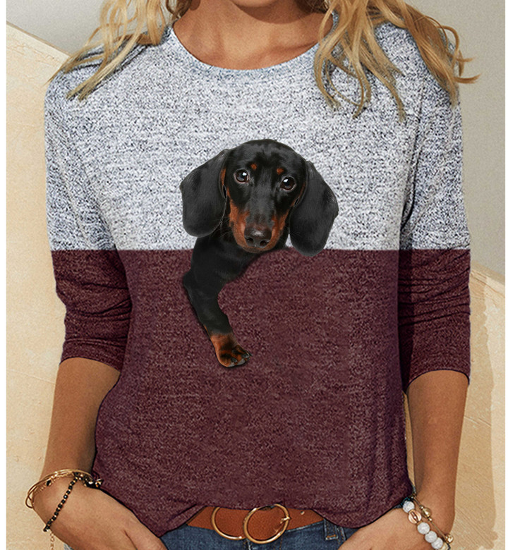Dachshund Dog Long Sleeve Shirt Unique Design Pet Merch Gifts For Dachshund Lovers