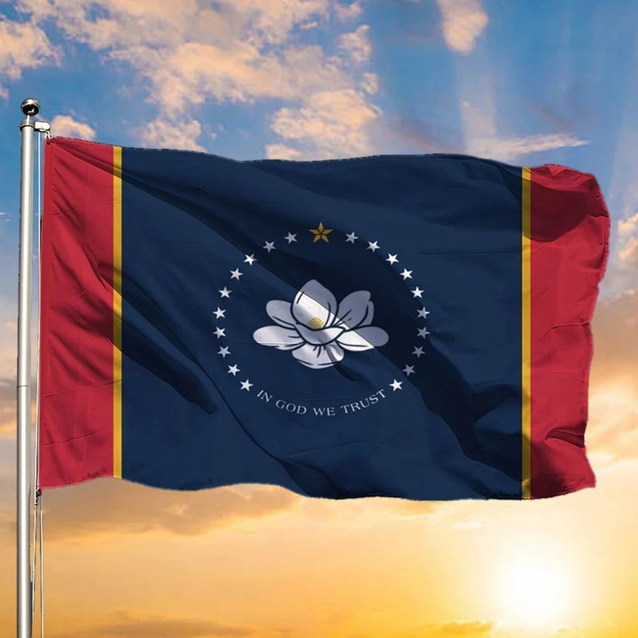 New Mississippi Magnolia Flag New Ms State Flag