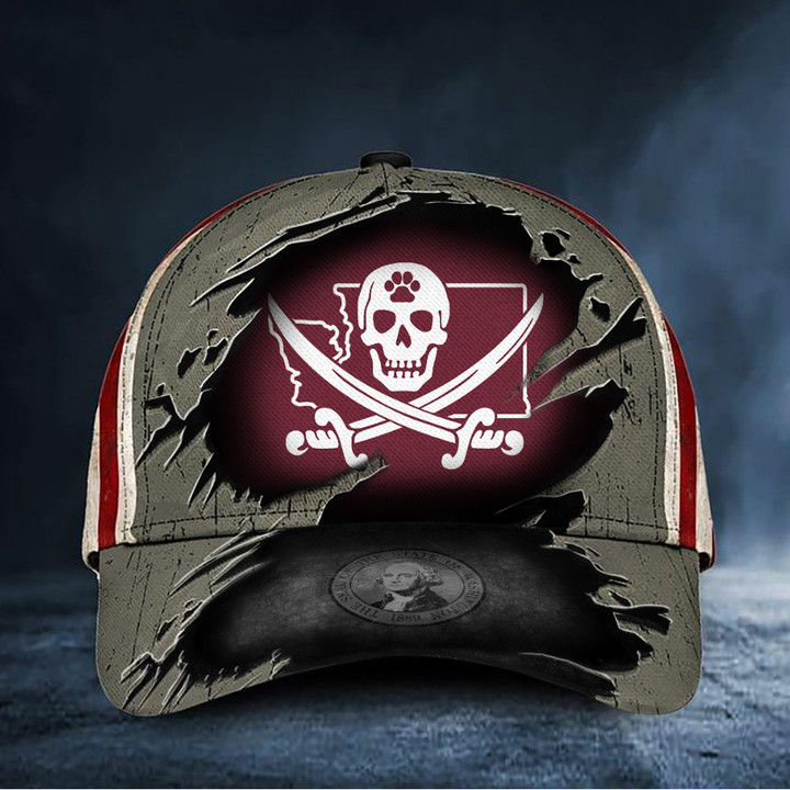 Washington State Pirate Hat American And Skull And Cross Sword Flag Hats Gift For Men