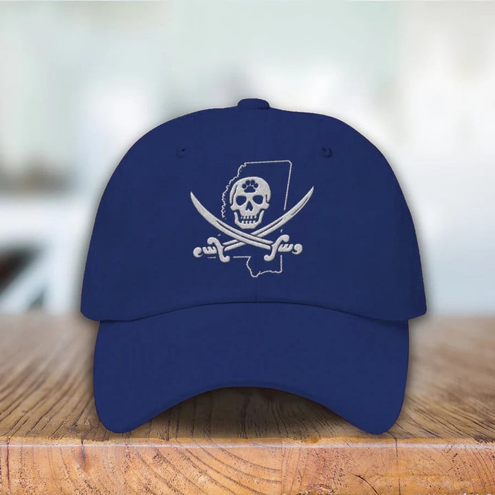 Mississippi State Pirate Hat Leach Pirate Flag Cap Gift For Friends
