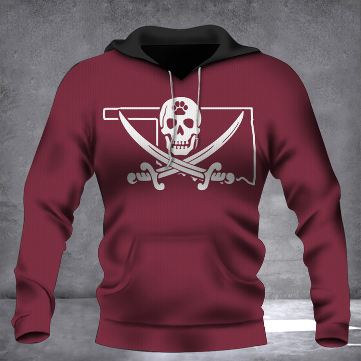 Oklahoma State Pirate Hoodie Mississippi State Pirate Shirt