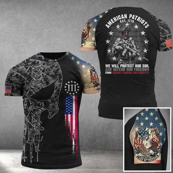 We The People Shirt USA 2nd Amendment Patriotic T-Shirt Gift For Boyfriend