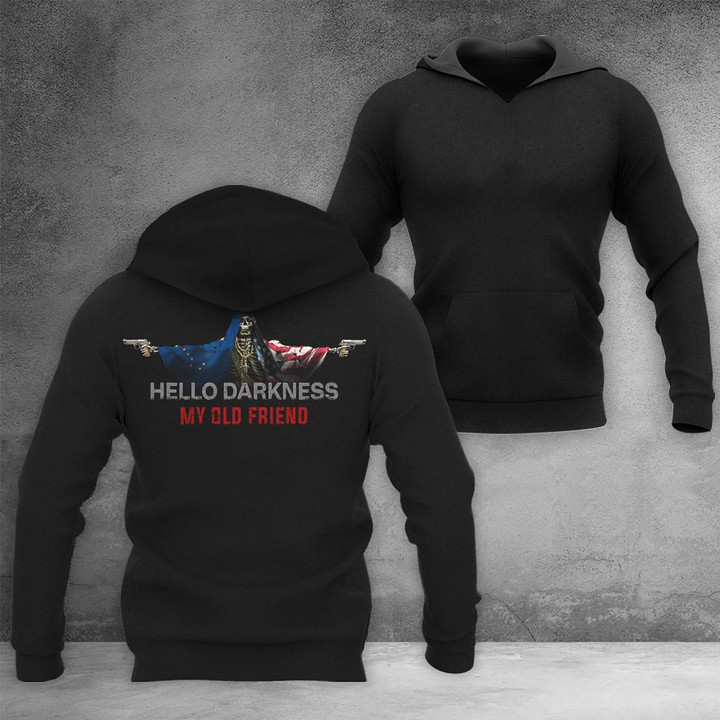 Alaska Hoodie Hello Darkness My Old Friend