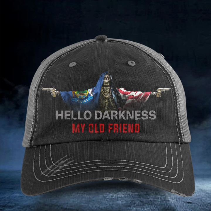 Maine Hat Hello Darkness My Old Friend