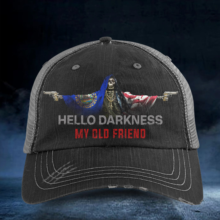 New Hampshire Hat Hello Darkness My Old Friend