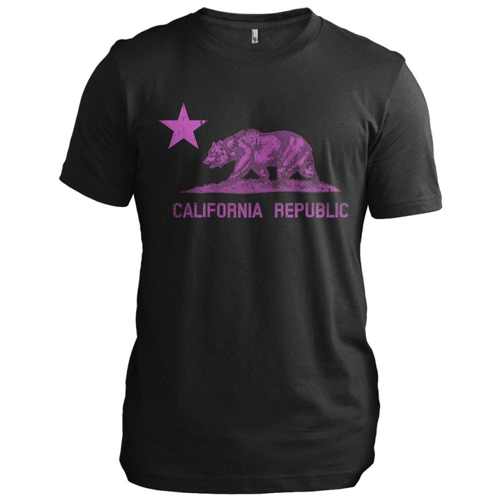 California Breast Cancer Awareness California T-Shirt Good Gifts For Cancer Patients Women's