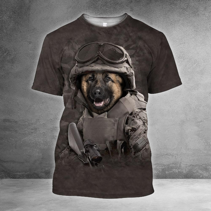 German Shepherd Hoodie Proud K-9 Unit Dog Hoodie Gifts For Law Enforcement