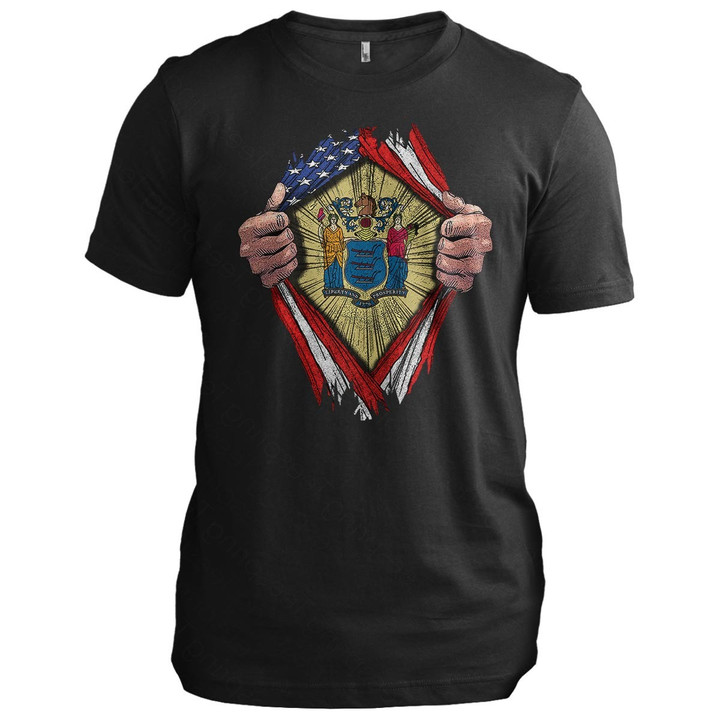 New Jersey Super Patriot New Jersey T-Shirt Patriotic Shirt Designs Gifts For Brother