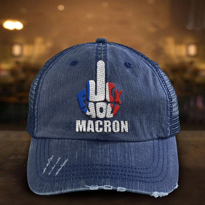 France Fck You Macron Trucker Hat
