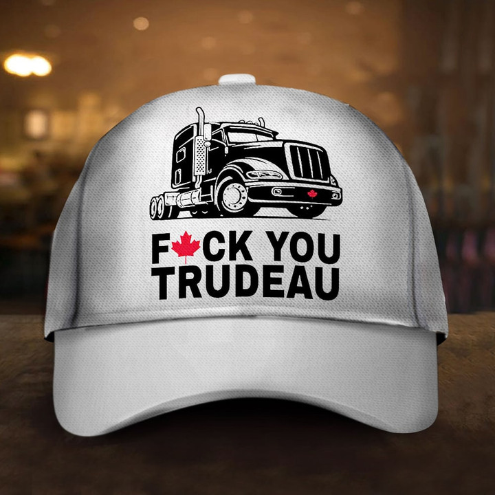 Canada Fck You Trudeau Hat Trucker Cap Unique Gifts For Dad From Daughter