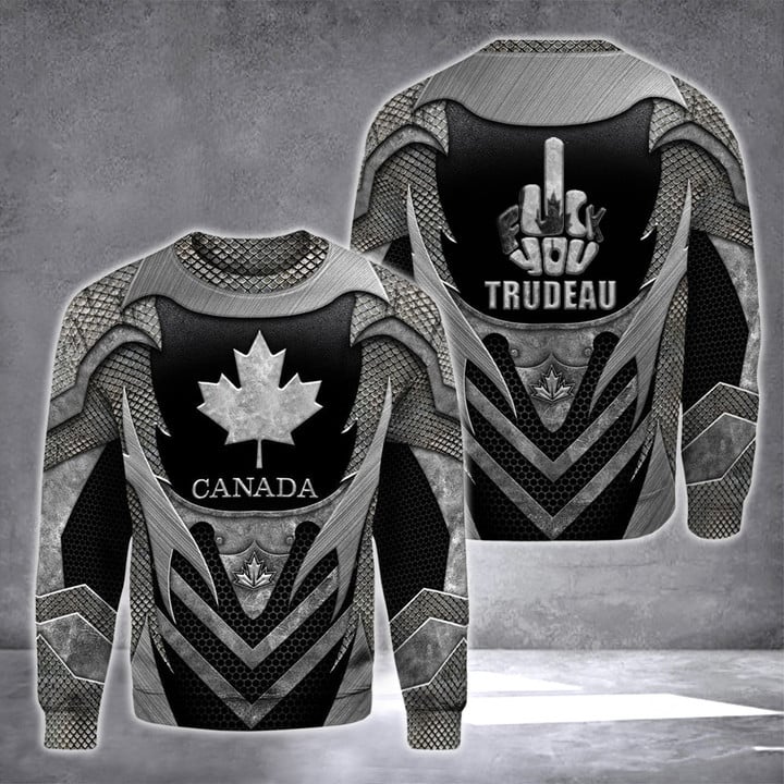 Canada Fck You Trudeau Sweatshirt Gifts For Canadian Husband
