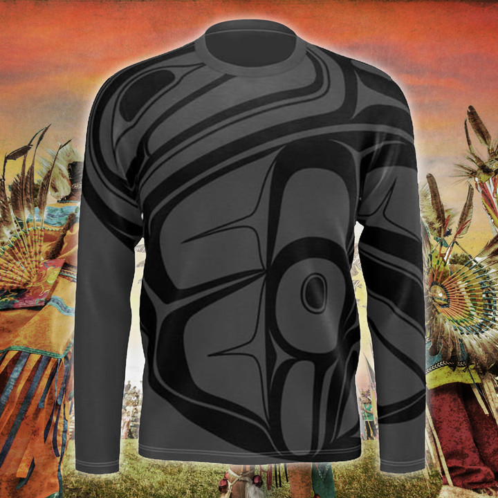Northwest Coast Art Long Sleeve T-Shirt Clothing