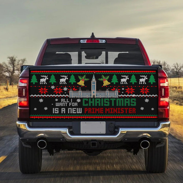 All I Want For Christmas Is A New Prime Minister Tailgate Wrap