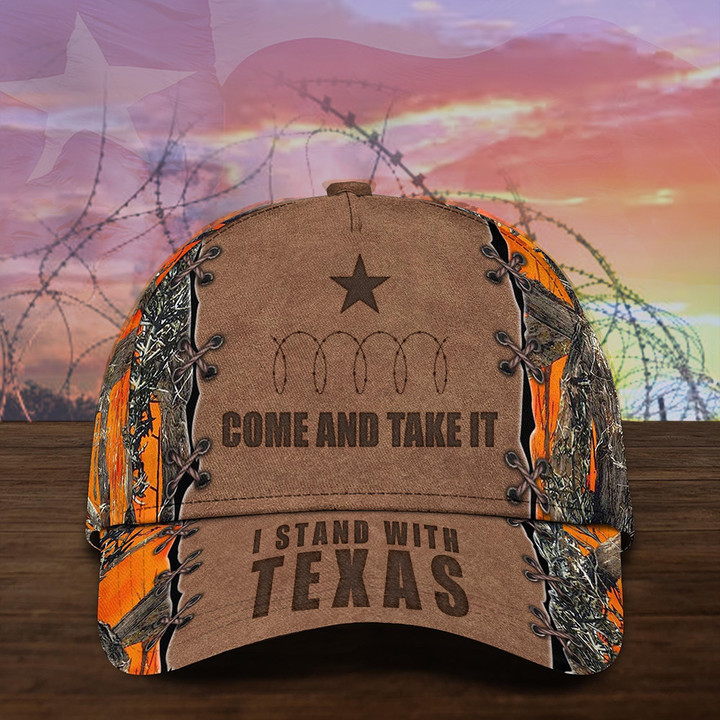 I Stand With Texas Hat Come And Take It Camo Hat Texas Strong Cap Merch
