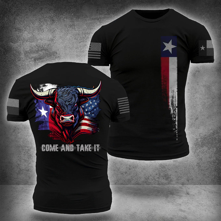 Come And Take It Razor Wire Shirt USA I Stand With Texas T-Shirt Longhorns Texas Merch