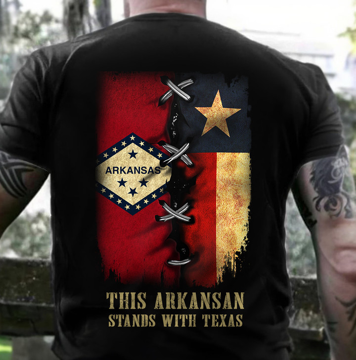 Arkansas I Stand With Texas Shirt Support Texas Tee Shirt Best Gifts