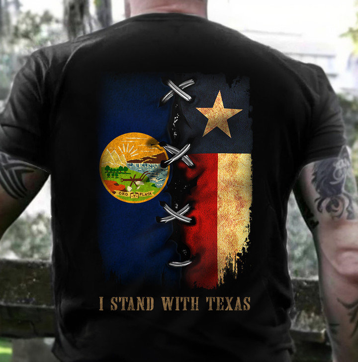 This Montana Stands With Texas Shirt Support Texas T-Shirt Clothing
