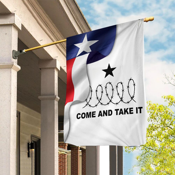 Come And Take It Barbed Wire Flag Texas Flag MAGA 2024 Patriotic Merchandise
