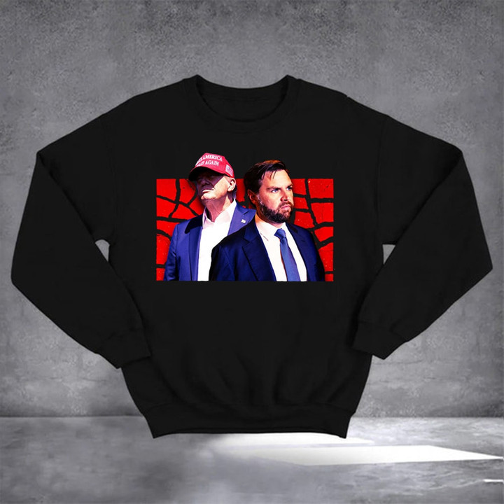 Trump And Vance Sweatshirt Trump Vance 2024 For President Political Sweatshirt Gifts For Him