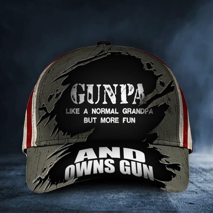 Gunpa Like A Normal Grandpa But More Fun And Owns Gun Hat Gifts For Grandpa For Gun Lovers