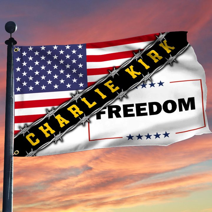 Turning Point USA Flag Freedom Charlie Kirk Merch Charlie Kirk American Flag Ideal Gifts