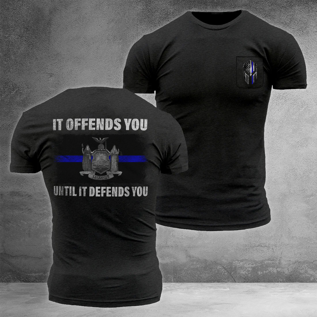 Police Merch New York Thin Blue Line Shirt Support Police Law Enforcement Merch ...