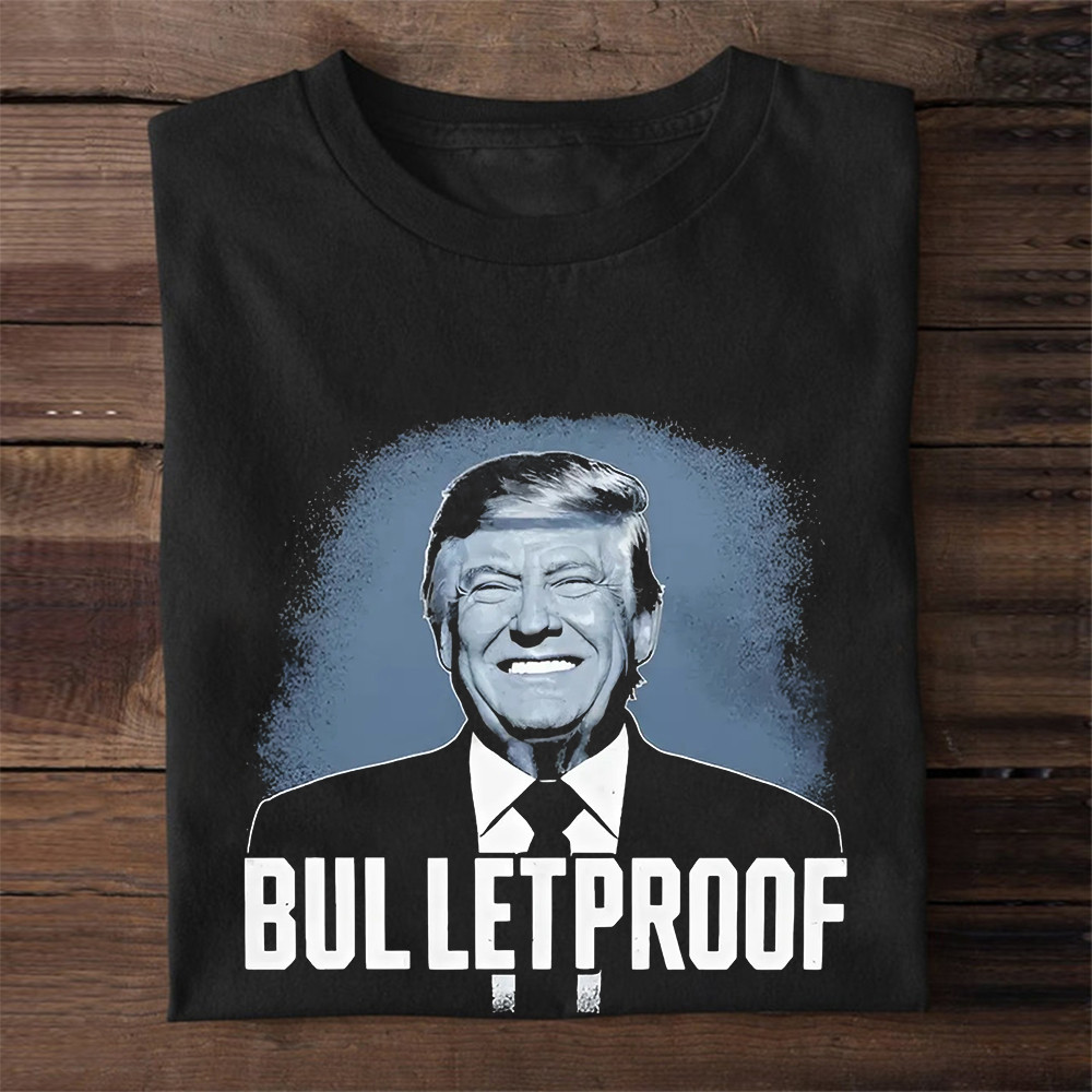 Trumps Shooter Bulletproof Shirt President Trump Rally Shooting T-Shir ...