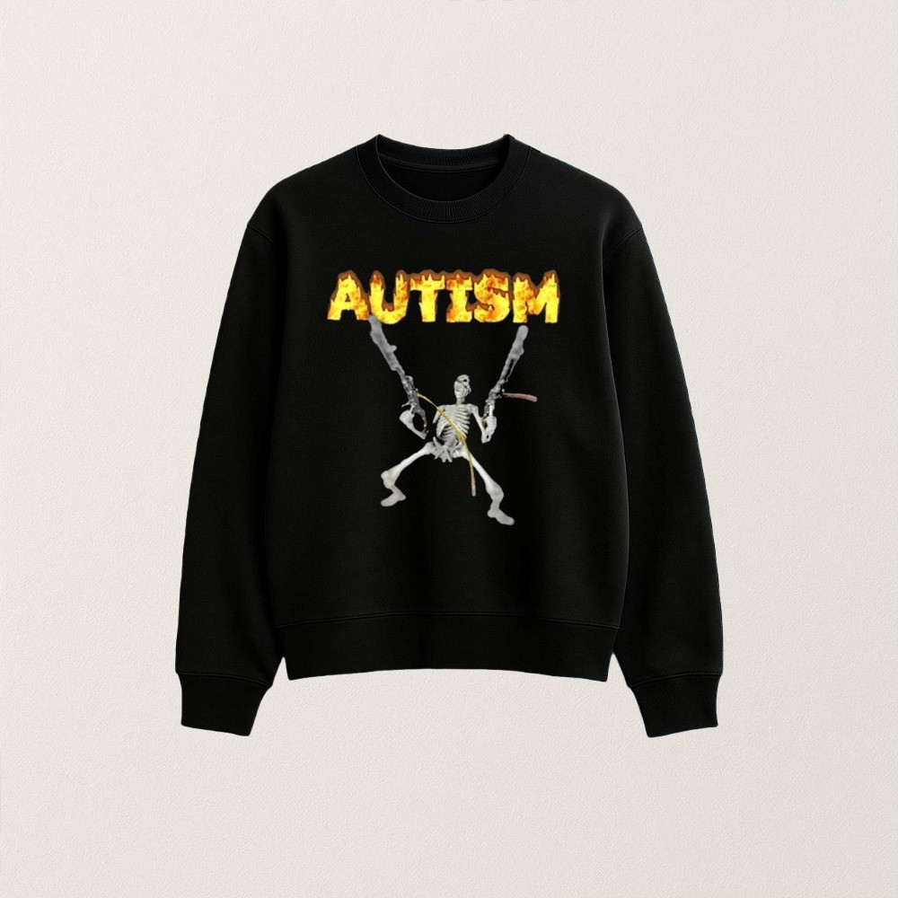 Greta Thunberg Autism Merch Greta Thunberg Autism Skeleton Sweatshirt ...