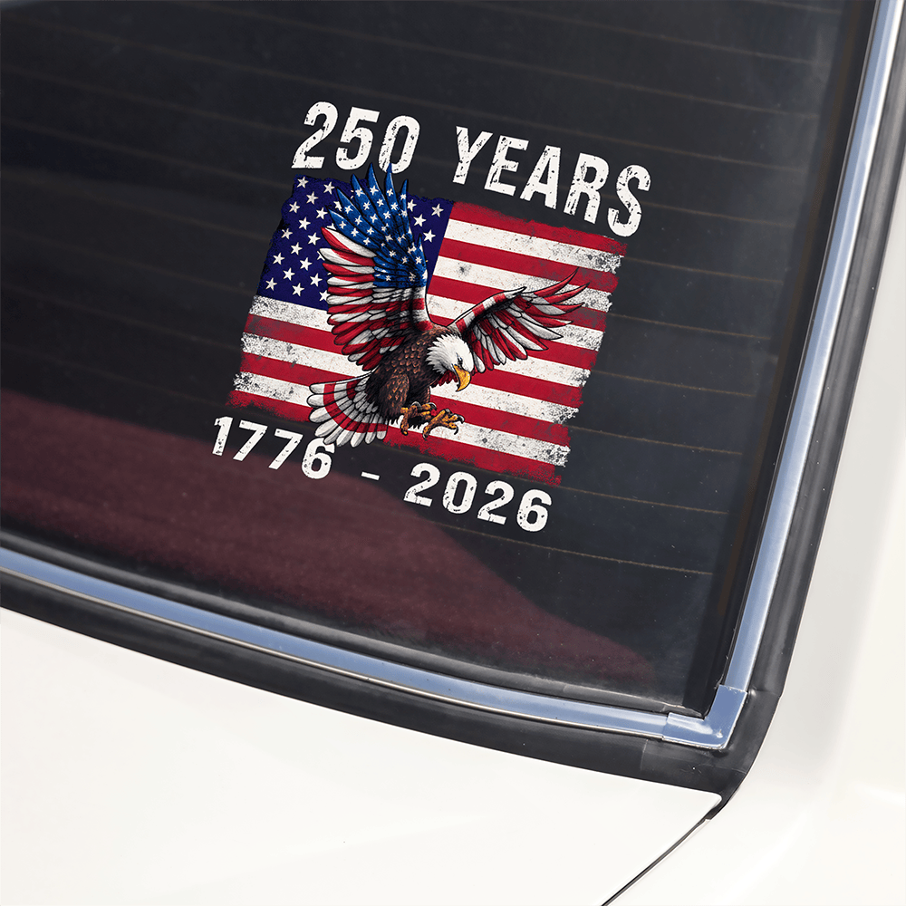 1776 2026 America 250 Anniversary Car Window Decal Stickers Patriotic ...