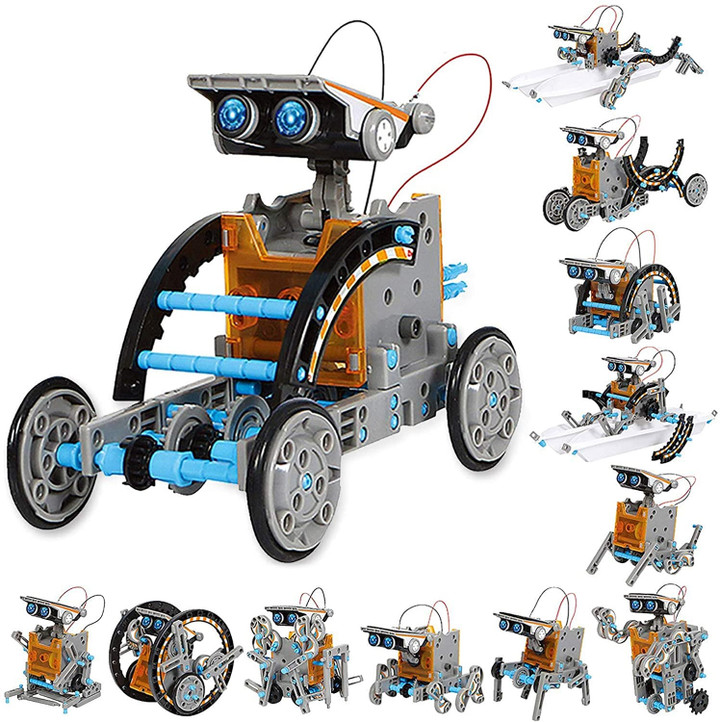 Solar Powered DIY Robot (12 Types Of Robots)