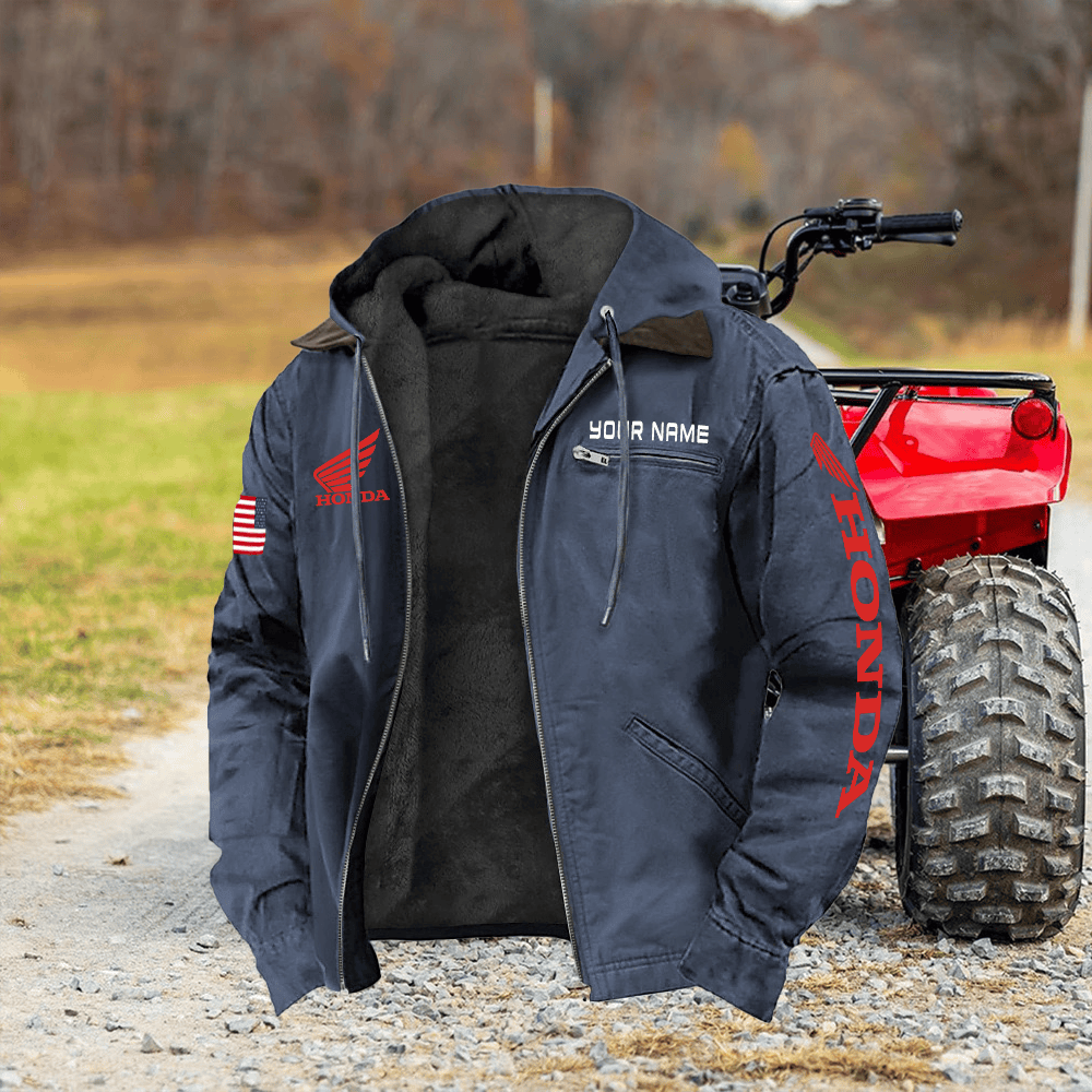 Customaized Riding Jacket Honda Jacket – Personalized Name, Offroad Gear for ATV & UTV Riders ...