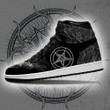 Satanic Black Air Jordan Shoes Sport Sneakers