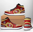 San Francisco 49ers 2 Nfl Football Air Jordan Shoes Sport Sneakers